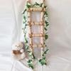 Ratán de rosas simuladas transfronterizo 45 ratán de rosas pequeñas tubo oscilante para enrollar decoración de techo ratán de rosas