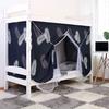 Cortina de Cama com Sombreado para Dormitório Mosquiteiro Integrado Dormitório Estudantil Cama Superior e Inferior Cama Alta e Baixa Cortina de Tecido Cama Solteira