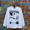 Erd Americano Melancólico Rico Segunda Generación Holgado Casual Versátil Diseño de Nicho Camiseta Base Otoño e Invierno Camiseta Transfronterizo