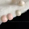 Pendientes de Primavera Dopamina Coloridos Frijol de Caramelo Tachuelas Únicos Hermosos Pendientes Simples para el Trabajo Pinzas para Orejas de Gota de Aceite Sin Perforar