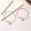 Pendientes Exagerados de Personalidad Versátiles Estilo Retro Coreano Estilo Hong Kong Moda Nuevo Diseño de Nicho Pendientes Geométricos Clavos para Orejas