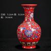 Mini Adornos de Jarrón de Porcelana Azul y Blanca Cerámica Hidropónica Retro Arreglo Floral Hogar Antiguo Decorativo Jarrón de Flores de Calabaza