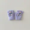 Guantes Coreanos para Bebé Yipan Otoño e Invierno Estilo Nuevo 1-3 Años Medio Dedo Lindos Guantes sin Dedos para Niños Pequeños Venta al por Mayor