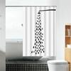 Cortina de baño de poliéster nueva de la marca Jiaxin, de alta calidad, resistente al agua y al moho, fabricante de cortinas de ducha.