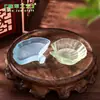 Micro Paisagem Criativa Placa Translúcida Luminosa Placa Ginkgo Acessórios de Decoração DIY para Comida e Brincadeira Mini Enfeites de Mesa