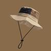 Moda de Verano 2024 Nuevo Sombrero de Sol Protección Solar Protección UV Sombrero de Pescador Transpirable Que Muestra la Cara Pequeño Sombrero para Mujer Venta al por Mayor