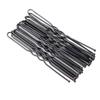 Grampo de cabelo em U preto 6cm para uso transfronteiriço, grampo de cabelo em rolo sem retorno, grampo de cabelo com cabeça de bola fixa, acessórios de cabelo, adorno de cabeça, atacado