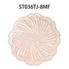 Original estilo europeu ocidental estilo ocidental pvc dourado placemat isolamento doméstico vaso decoração KTV tapete de mesa atacado