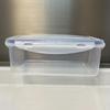 Geladeira de Cozinha Pote Retangular Crisper Micro-ondas Plástico Lancheira para Alimentos Lancheira para Alimentos Armazenamento de Frutas Caixa Selada Lancheira