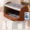 26º Otoño/Invierno Nuevo Vintage Cuento de Hadas Cajón Nido Semi-Cerrado Nido para Gatos Extraíble y Lavable Cama para Perros Casa para Perros Nido para Mascotas