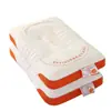 Nuevo Núcleo de Almohada con Bordado de Algodón Brocado Amigable con la Piel, Almohada de Sueño Profundo con Soporte Cervical 3D de Cero Presión para Adultos, Uso en el Hogar, Núcleo de Almohada para Dormitorio Estudiantil