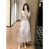 Vestido de Encaje Estilo Chanel Transfronterizo 2026 Original Nuevo Estilo Francés Elegante Lujo Ligero Conjunto de Vestido de Gama Alta