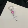 ¡Pendientes de Cruz Swarovski de 9 Colores! Pendientes Coloridos Personalizados de Diamantes Estilo Europeo y Americano Sencillos con un Toque de Lujo Ligero y de Gama Alta