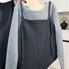 Conjunto de Camisola para Niñas Primavera y Otoño 2026 Nuevo Estilo Coreano Top Infantil Atuendo de Otoño Elegante Pantalones de Pierna Ancha Conjunto de Tres Piezas para Niñas