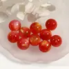 Cuentas Redondas Chapadas en Oro tipo Jade de Resina con Agujero Recto para Pulseras de Abalorios Hechas a Mano y Accesorios de Joyería, Cuentas Sueltas de 16mm