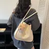 Bolso para Mujer con Diseño de Color Sólido Texturizado, Material PU, Estilo Retro Simple, Gran Capacidad, Adecuado para el Trabajo Diario, Bolso de Mano, Bolso de Hombro, Bolso Tote de Axila