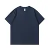 Camiseta de algodón de peso pesado para hombre, de alto recuento, 260 g, algodón puro, corte holgado, manga corta, personalizable, estilo unisex, disponible en múltiples colores, con una sensación sustancial de algodón