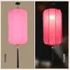 Novas Lanternas de Tecido Longas Pintadas à Mão Estilo Chinês Restaurante de Hot Pot Casa de Chá Hotel Decoração Lanternas de Ferro Criativas Lanternas de Ano Novo Atacado