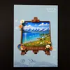 Pegatinas para cajas acrílicas planas en stock de diversas regiones del país, recuerdos de ciudades turísticas, regalos culturales y creativos, estilo personalizado, uso universal
