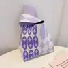 Ins Celebridade da Internet Nova Bolsa de Tricô Estilo Animal Fofo Bolsa Colete Bolsa Feminina Estilo Japonês e Coreano Versátil Bolsa de Tricô para Exterior