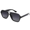 Gafas de sol poligonales tipo aviador personalizadas estilo Ins retro doble puente populares para el sol B1020