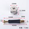 Conector três em um de fábrica dois em um instalação rápida painel de armário desmontagem fixadores acessórios de ferragens para móveis