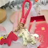 Llavero de Oro Puro 999 Año del Caballo 2026 para Riqueza Instantánea, Colgante de Fortuna, Adorno para Cadena de Teléfono, Regalo para Novia