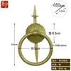 Caixa de Presente com Alça Minimalista Estilo Medieval, Nova Alça Gaveta Bronze Antigo Estilo Chinês, Alça Porta Móveis, Alça Anel de Ferro para Ferragens