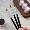 Pincel Gradiente para Uñas Transfronterizo Pluma de Cristal para Francesa Pincel para Pintar Uñas Portátil Herramientas para Uñas Venta al por Mayor