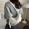 Corea del Sur Diseño Nicho Bolso Sobaco Mujer 2024 Otoño Nuevo Estético Trendy Bolso Media Luna Hombro Bandolera