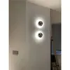 Lámpara de pared para mesita de noche de dormitorio italiana viabizzuno, estilo minimalista Bauhaus, adecuada para pasillos, corredores y decoración de pared de sala de estar