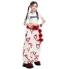 Disfraces de Jazz para Niñas en Verano, Atuendos de Jazz para Actuación Infantil, Ropa de Street Dance de Moda para Niñas Frescas y con Estilo, Actuación en Escenario