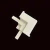 Filtro Inferior Pvc Canaleta Deslizante Tanque de Peces Cubierta Deslizante de Vidrio Riel Deslizante Perfil de Doble Canaleta Deslizante con Borde Superior de Doble Capa