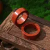 Anel de Corrida Anel Cristal Natural Acessórios de Jade Anel de Mão Masculino e Feminino Anel Retrô Venda por Atacado