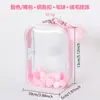 Bolsa para Bebé de 13 cm Bolsa con Colgante Transparente Cuadrada de PVC Bolsa para Guardar Muñecas Bolsa de Dolor de Muñeca de Juego Moderna Muñeca Pequeña Bolsa con Colgante