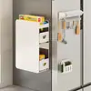 Selección PremiumEstante Lateral Magnético para Refrigerador con Rieles Deslizantes, Estante Extraíble para Lavadora, Estante de Almacenamiento para Huecos de Cocina