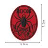 Bordado de Aranha Vermelha em Tecido Patch Bordado Alfanumérico Decorativo Patch Bordado em Computador Acessórios para Roupas