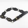 Cinturón metálico antiguo estilo punk con hebilla de estilo bohemio para mujer de Qin Kunyi