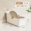 Caja de Almacenamiento Multifuncional de Cocina con Poleas Refrigerador Escritorio Utensilios de Cocina Tapa de Olla Estante Plástico Cesta de Almacenamiento de Misceláneas