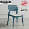 Silla de Plástico Hogar Engrosada Mesa de Comedor Silla de Comedor Cómoda Sedentaria Comercial Ratán Taburete Simple Respaldo Silla de Ratán