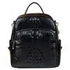 Mochila Osso de Crocodilo Modelo Novo 2026 para Homens, Grande Capacidade, Mochila de Negócios Tendência para Jovens, Mochila Fashion e Versátil