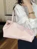 Shuai Mi Home Bolso Casual de Gran Capacidad con Patrón Tejido Retro Estilo Coreano Simple Moda Color Sólido para Hombro y Axila Nuevo 2026