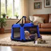 Exportación Transfronteriza Exclusivamente para Transporte Aéreo: Jaulas para Mascotas Plegables y Portátiles, Adecuadas para Bichón Frisé, Perreras Grandes para Perros Montadas en Coche y Uso de Transporte