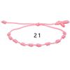 Pulseira da Amizade Transfronteiriça Quente Multicolorida Corda de Mão da Amizade Pai-filho Pulseira de Corda Vermelha para Adolescentes Masculinos e Femininos