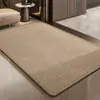 Felpudo Nuevo Modelo 2026 para Puerta de Entrada, Felpudo Resistente a Manchas, Tejido de Lino Doméstico con Tacto de Alta Gama, Alfombra Antideslizante Resistente a la Suciedad para Entrada