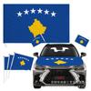 Capa para Capô de Carro do Kosovo, Capa para Retrovisor, Bandeira Nacional, Bandeira de Evento da Copa do Mundo