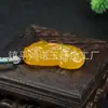 Colgante Pixiu de Calcedonia Natural Pixiu Gobernante Grande Vajilla de Jade Piedra de Jade Ágata Colgante Pi Xiu Fuente de Mercancía para Transmisión en Vivo