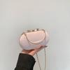 Moda Celebridad Bolso Pequeño Mujer Primavera 2024 Nuevo Estuche Sensible a la Presión de Alta Calidad Bolso Redondo para Mujer Bolso Caja con Cadena de Lujo Ligero
