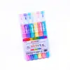 Resaltador Estudiante Bolígrafo Marcador Lindo Papelería Fresca Pequeña Suministros Oficina Marcador Color Claro Bolígrafo de Color