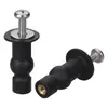 Tornillo de Fijación para Tapa de Inodoro Juego de Accesorios de Baño Tapón de Expansión de Goma Agujero Pequeño de 1 cm Acero Inoxidable M4304